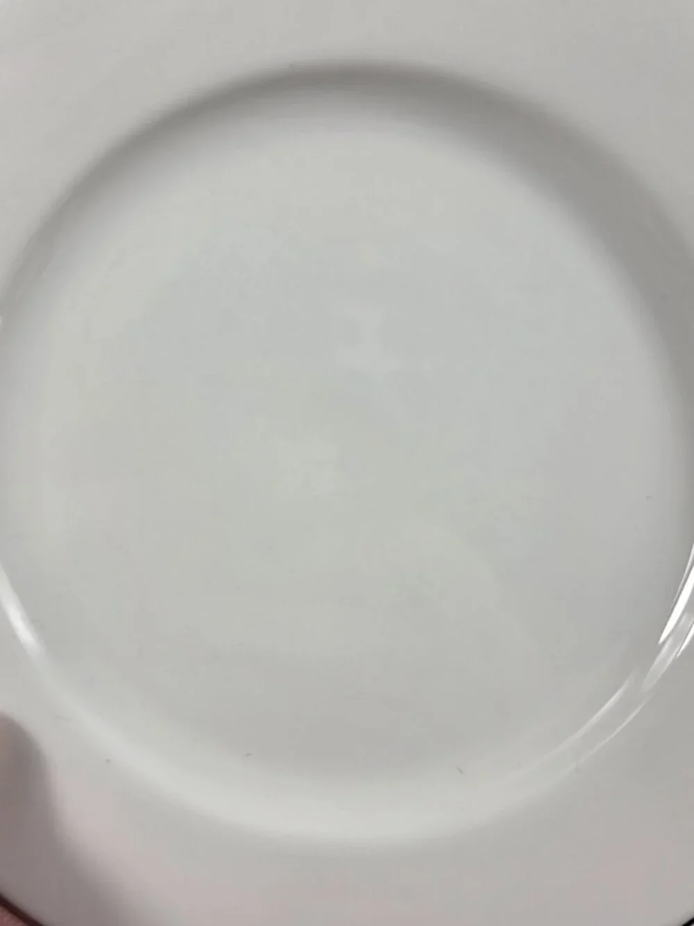 FOUR Royal Doulton Simply Platinum Salad Plates White with Platinum Trim